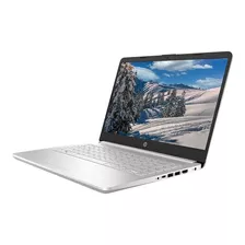 Laptop Hp 14 Core I3 11va 128gb Ssd 4gb Ram Win10 Plata Color Plateado