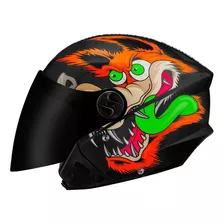 Capacete Aberto Personalizado Pro Tork New Three Coyote Fume