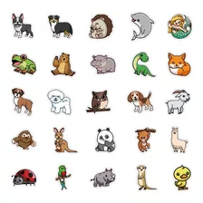 Stickers Calcomanias Animales Pack 25 Unidades