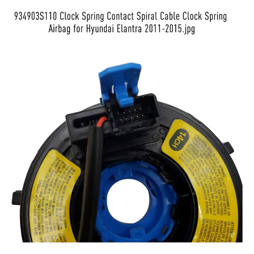 Cable De Repuesto Para Clock Spring Elantra Hyundai 2011-201 Foto 6