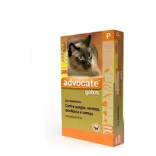 Anti Pulgas Advocate Gatos Até 4kg Com 3 Pipetas 