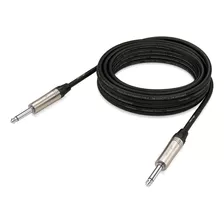 Cable Para Instrumento Behringer Gic-600 Guitarra Bajo 6 Mts