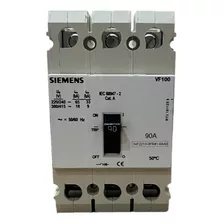Disjuntor Caixa Moldada Tripolar Vf100 90a 3vf2213 Siemens