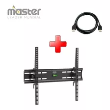 Soporte C/ Inclinacion Smart Tv 26 A 60 Pulgadas + Hdmi 1,5