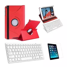 Capa/teclado/pel Para iPad 10a Geração 10.9 2023 - Vermelho