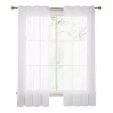 Juego De Cortinas En Tela Voile Bual 150x150 Sentite Bella