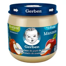 Compota Colado De Manzana Gerber Sin Azúcar 113gr 2 Unds