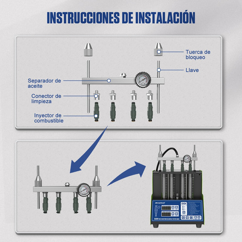 Tina Ultrasonica Laboratorio Inyector Gdi 4 Cilindros Foto 8