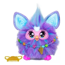 Peluche Furby Interactivo Animatrónico Morado Versión Ingles