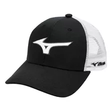 Gorra Mizuno Standard Diamond Trucker, Negro-blanco