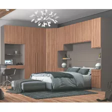 Quarto Modulado 2 Guarda Roupas 2 Mesas De Cabeceira 2 Wt