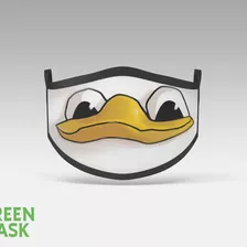 Mascarilla Reutilizable Lavable Filtro Desechable Green Mask