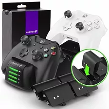 Fosmon - Cargador De Mando Para Xbox One Quad Pro Con 4 Paqu