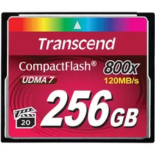 Transcend 256gb 800x Compactflash Memory Card Udma