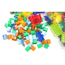 Pista Fantástica C/ Bolinhas De Gude Blocos De Montar 128pcs