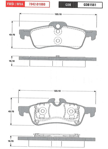 Balatas Trw Traseras Renault Laguna 2003 A 2006 Ii Foto 2