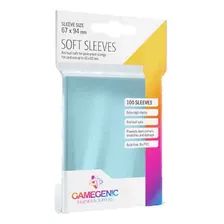 Sleeves Soft Gamegenic 100 Unidades 67x94mm Galapagos Gmg159