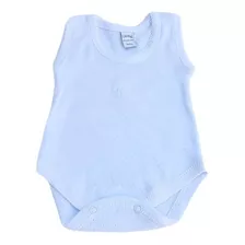 Body Musculosa Bebe Jersey Calado 100 % Algodón