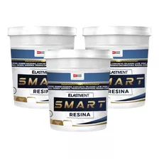 Smart Resina Elastment 5 Em 1 Impermeabilizante Kit 750 Ml 