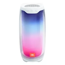 Bocina Portátil Jbl Pulse 4 Efecto Luz Led Bluetooth 3.6v Color Blanco