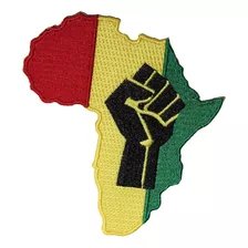 Parche Del Puño Rasta Africa De La Aplicacion Visionaria 