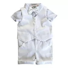 Roupa Batizado Conjunto Infantil Branco