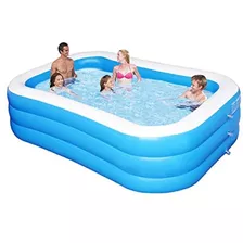 Piscina Inflable Plástico 3 Anillos Piscina Redonda 210*140