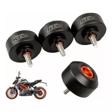 Sliders Eje Para Duke 200 250 390 Logo Ktm Delantero/trasero