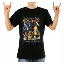 Playera Legend Of Zelda Tears Of Kingdom Nintendo P/ Niño 