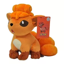 Vulpix Pelúcia Pokémon Original Nintendo 23cm Ninetales Fogo