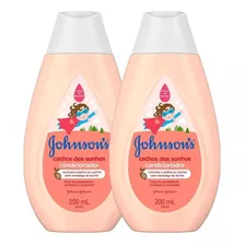 Kit Com 2 Condicionador Johnsons Cachos Dos Sonhos 200ml