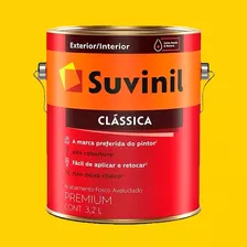 Tinta Clássica Premium Fosco 3,2l Cores Intensas 01 Suvinil