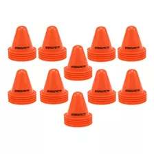 Conos Slalom Futbol 9 Cm X 50 Unidades Mini Agilidad Colores Color Naranja