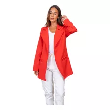 Saco Mujer Blazer Sastrero De Vestir Elastizado