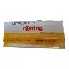 Letrografo Rotring 3003 3mm Borde Perfil Plantilla Letras 