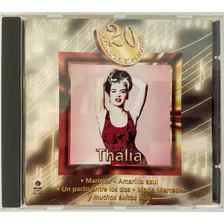 Cd Thalía 20 Kilates Musicales Importado 1996 Coletânea