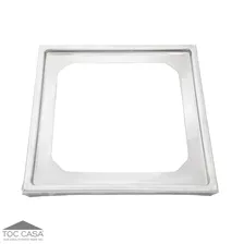 Porta Grelha Caixilho Quadrado 10x10cm Em Inox