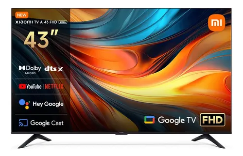 Smart Tv Xiaomi 43 Fhd Google Tv Negro