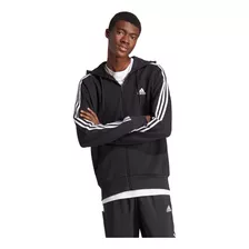 Moletom adidas Essentials French Terry 3 Stripes Hoodie Masc