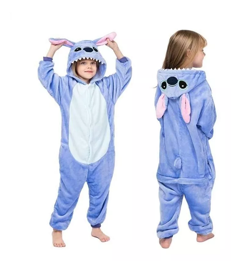 Pijama Kigurumi Niños Stich Animales Mameluco Disfraz