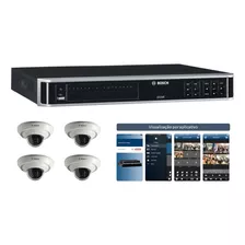 Dvr 16 Canais Bosch Divar 3000 + 4 Câmeras Micro Dome Bosch