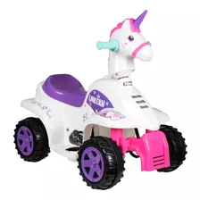 Moto Eléctrica Montable Infantil Para Niña Unicornio