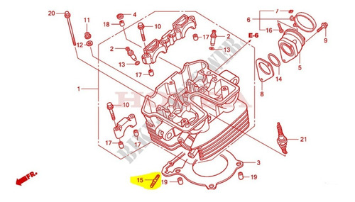 Birlo Escape Twister Cbf250 (2004) 92900-08022-3e Honda Foto 2