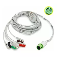 Cabo De Ecg Spacelabs 5 Vias Conector Verde - Conector Garra