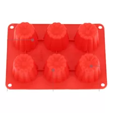 Forma De Silicone Para Canellé 06 Cavidades