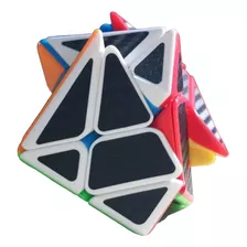 Rubik 3x3 Axis Carbono Diansheng + Base Acorde Rosario