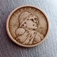 Moneda Un Dólar Americano 2001 Liberty