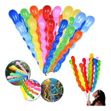 40 Globos Spiral Enrulado Espiralados Juguetes Grande Oferta