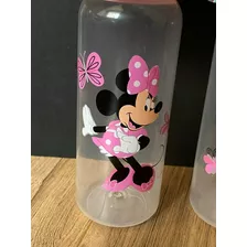 Mamadeiras Disney Baby Minnie Mouse 250ml Infantil Cor Rosa