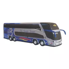 Brinquedo Em Miniatura Ônibus 4 Eixos 3 Estrelas Turismo 